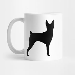 Toy Fox Terrier Silhouette Mug